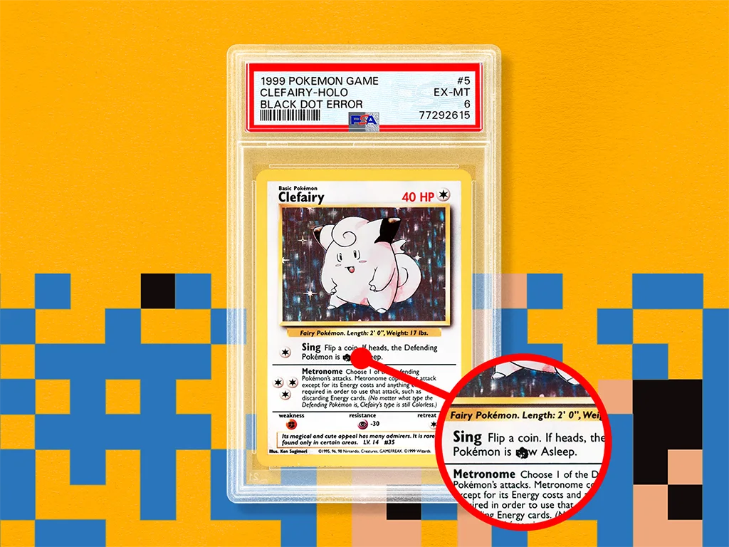 Clefairy black dot error