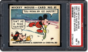 The 1935 Gum, Inc. Mickey Mouse Trading Card Set, Chasing Vintage Cards ...