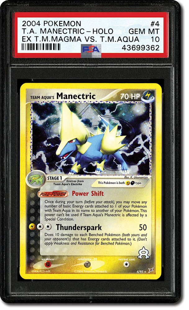 PSA Set Registry: Collecting the 2004 Pokmon EX Team Magma vs. Team Aqua  Set