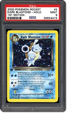 PSA Set Registry: Collecting the 2000 Pokemon Team Rocket 1st Edition Card  Set