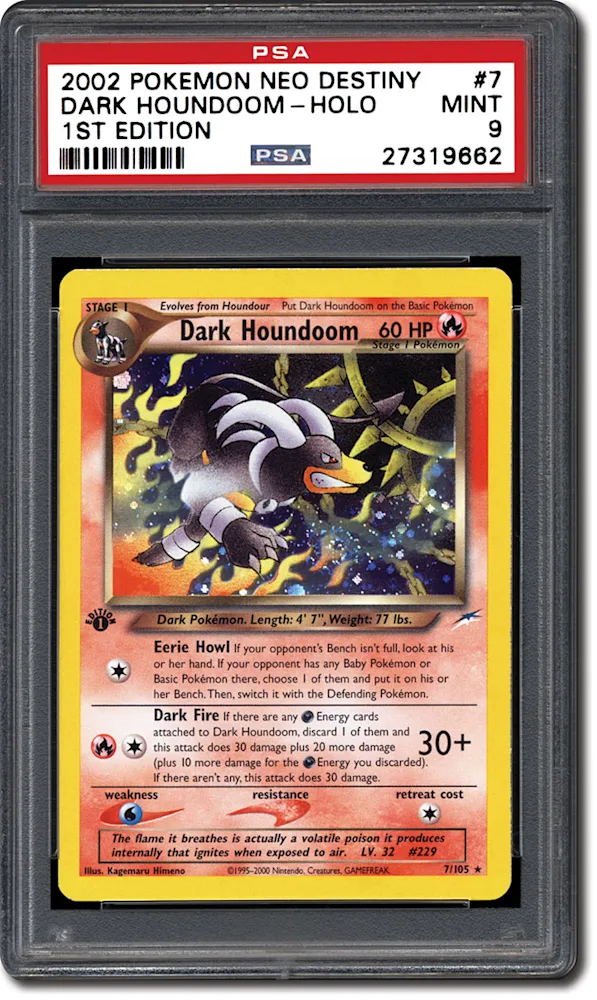 2002 ポケモンカード ダークスロキング 1stエディション 古いPSA 10 2002 Pokemon Neo Destiny 20 Dark Slowking 1st Edition PSA 10