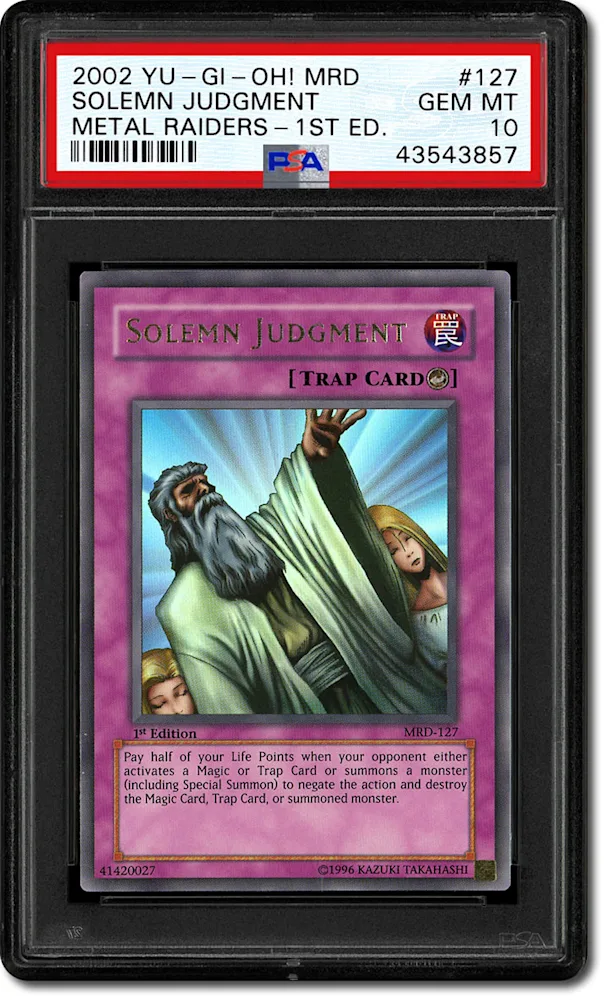 PSA Set Registry: Collecting the Classic 2002 Yu-Gi-Oh!: Metal Raiders  (MRD) Trading Card Game Set