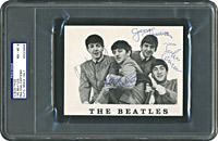 Promo Card Signed by The Beatles