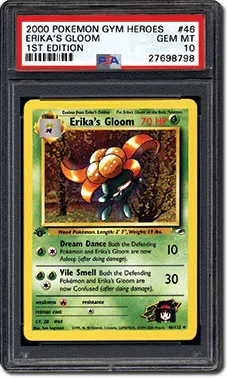 PSA Set Registry: Collecting the 2000 Pokémon Gym Heroes 1st