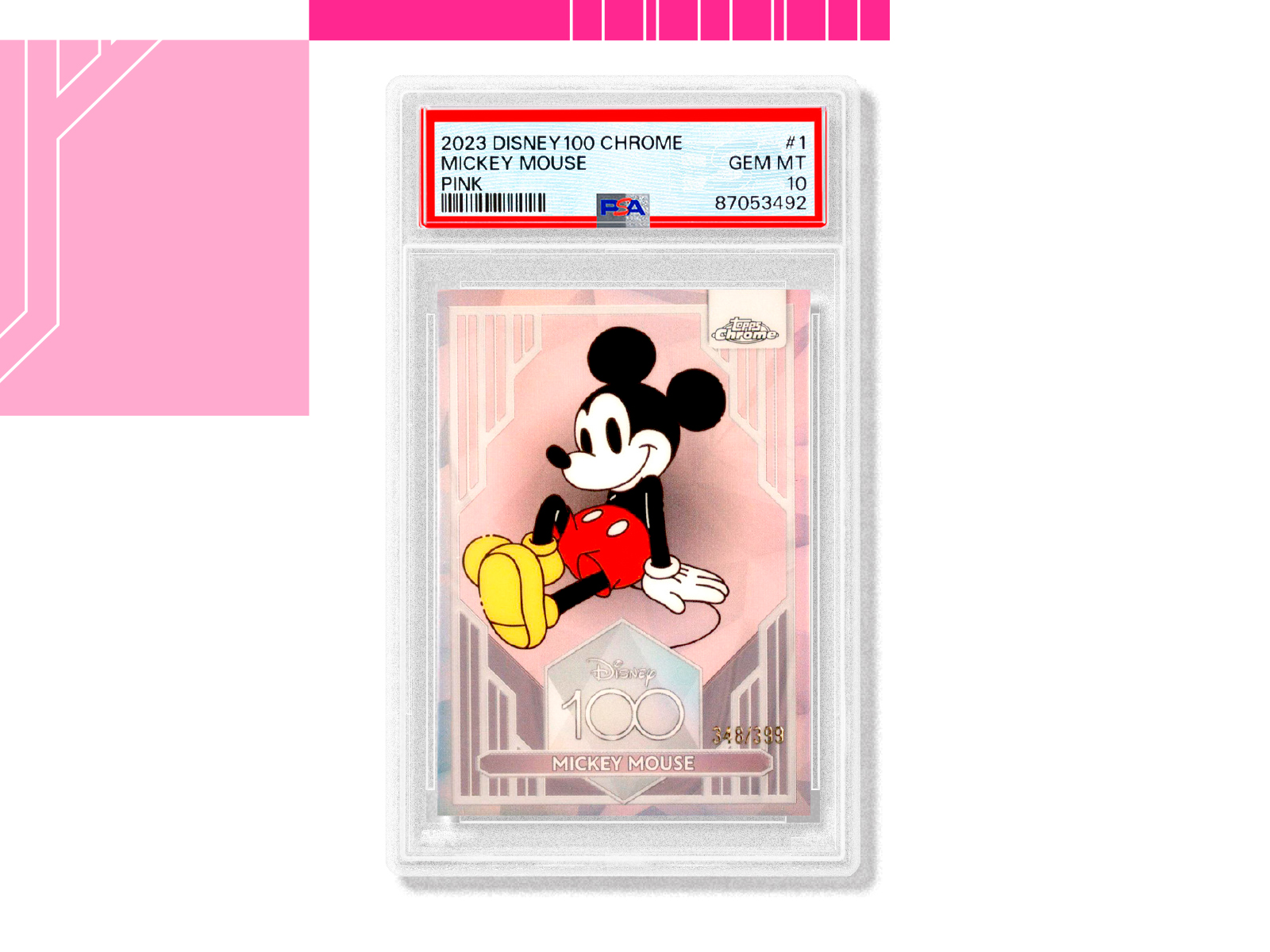 How One Collector Built a Gem of a Topps Chrome Disney 100 Set