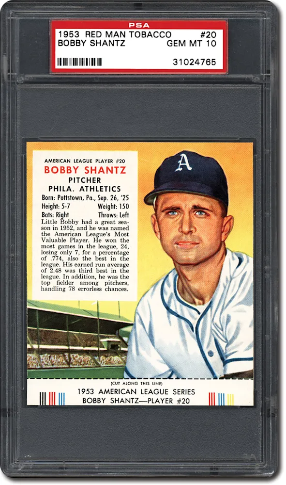 PSA Set Registry: Collecting the 1953 Red Man Tobacco Baseball Card Set