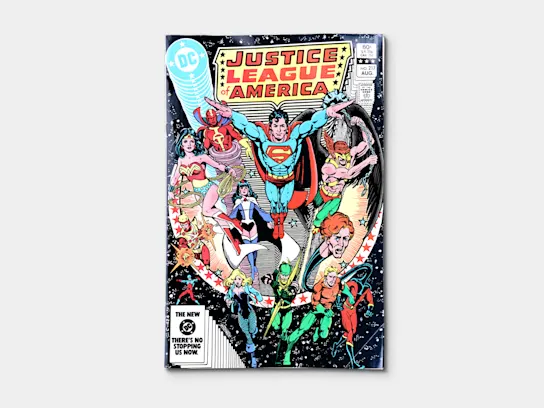 An image of an issue of Justice League of America.