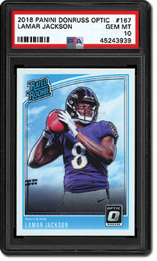 lamar jackson graded card PSA Set Registry: its design features the former Louisville Cardinals star and No 2024 Panini Donruss Downtown! Lamar
