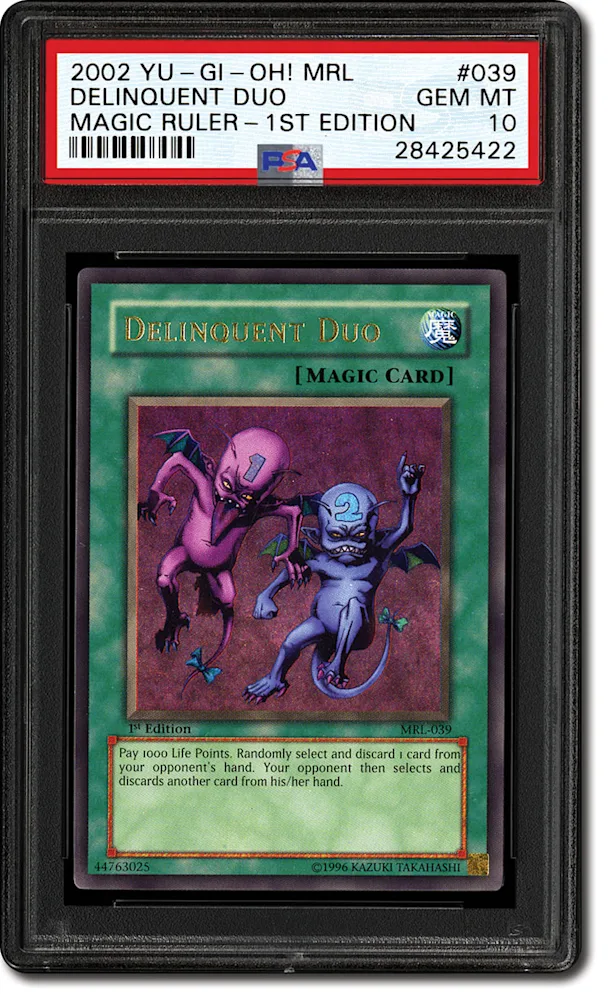 delinquent duo yugioh deck YU-GI-OH! - LCKC-EN101 - Legendary Collection Kaiba - Secret Rare Mint / near mint condition trading card Delinquent Duo MRL-039 Prices |