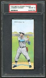 The Cubs' Johnny Evers and Frank Chance are featured on this great T201