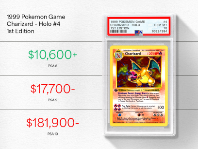 Cardladder graphic of 1999 Pokemon #4 Charizard Holo