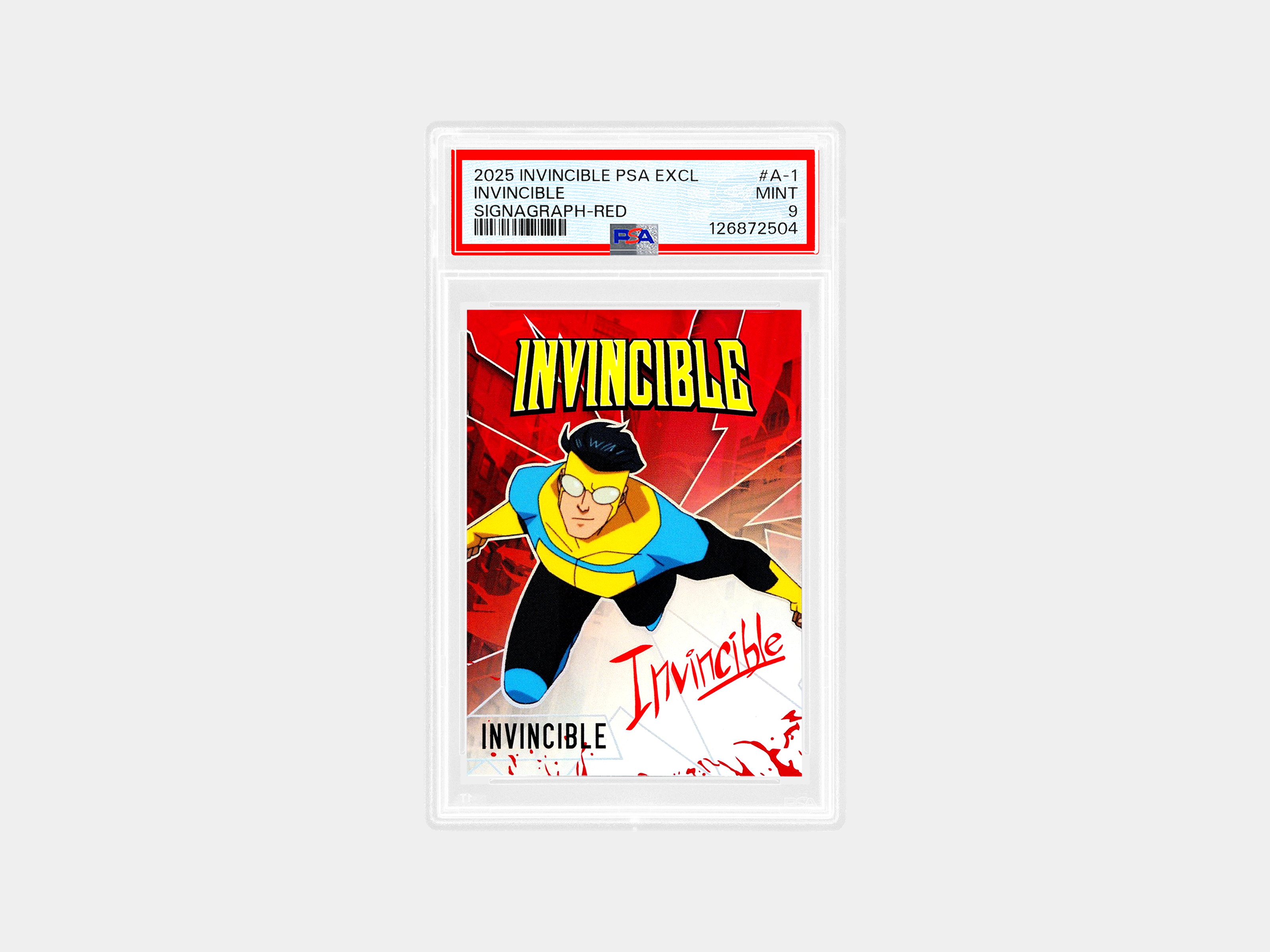 All-New, Exclusive PSA-Graded Invincible Trading Cards Coming to NYCC