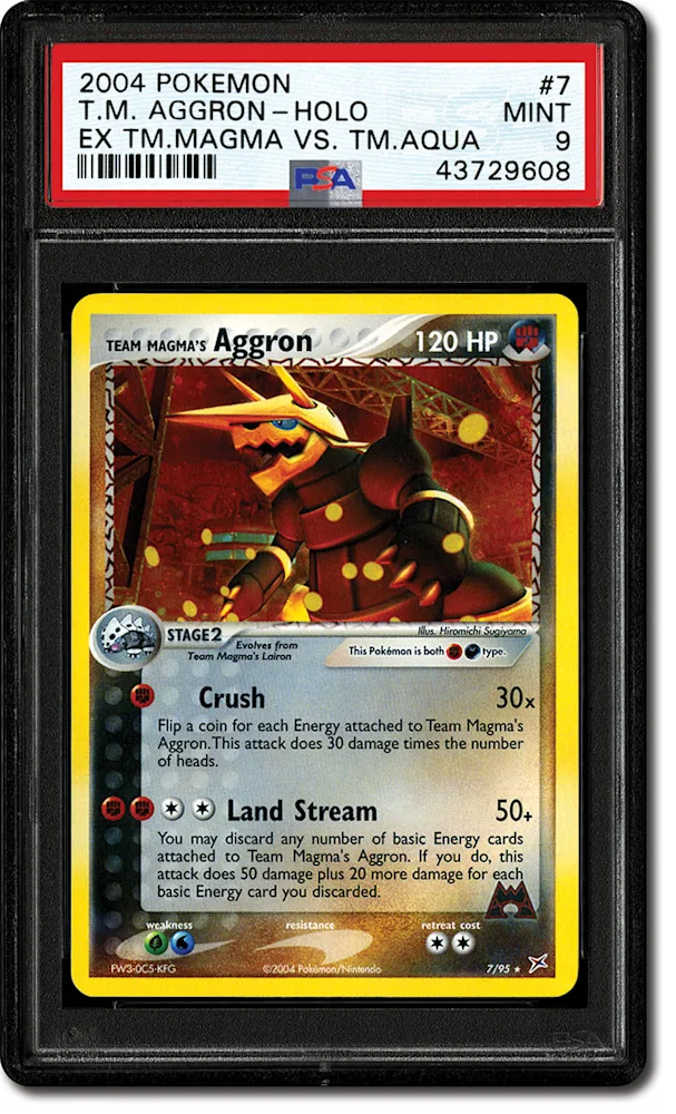 PSA Set Registry: Collecting the 2004 Pokmon EX Team Magma vs. Team Aqua  Set