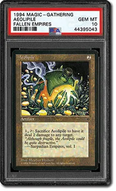 PSA Set Registry - 1994 Magic: The Gathering Fallen Empires - Building a  Small Vintage Magic 'Empire' on a Budget