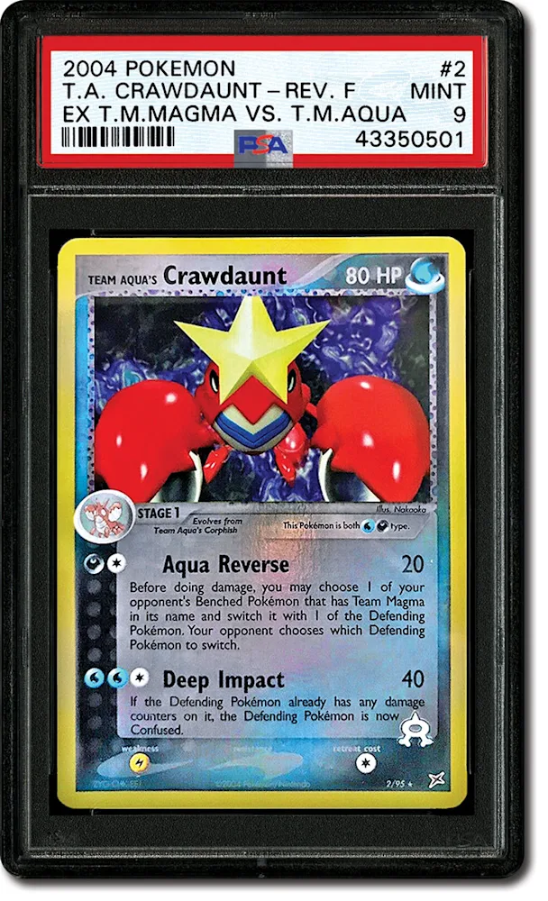 PSA Set Registry: Collecting the 2004 Pokmon EX Team Magma vs. Team Aqua  Set