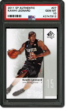 PSA Set Registry: Kawhi Leonard - Collecting Rookie Cards of 'The