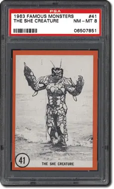 PSA Set Registry: 1963 Rosan Famous Monsters Trading Cards, A
