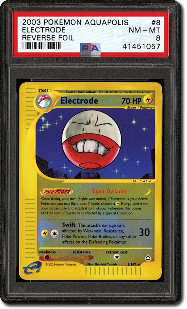 PSA Set Registry: Collecting the 2003 Pokmon Aquapolis Set - Its Appeal Is  "Crystal" Clear