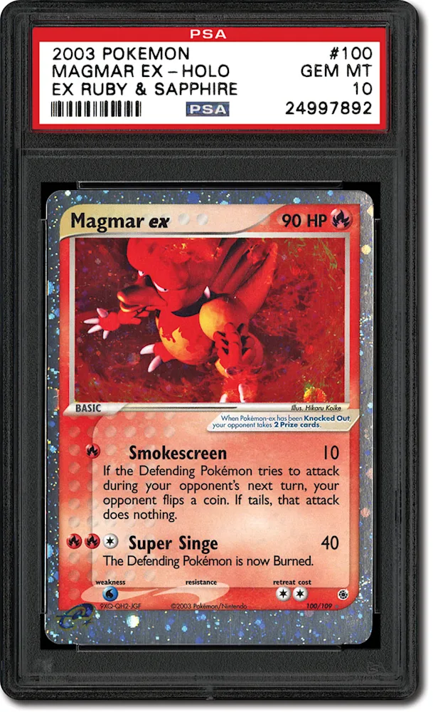 PSA Set Registry: Collecting the 2003 Pokmon EX Ruby & Sapphire Set, The  First Nintendo Card Issue