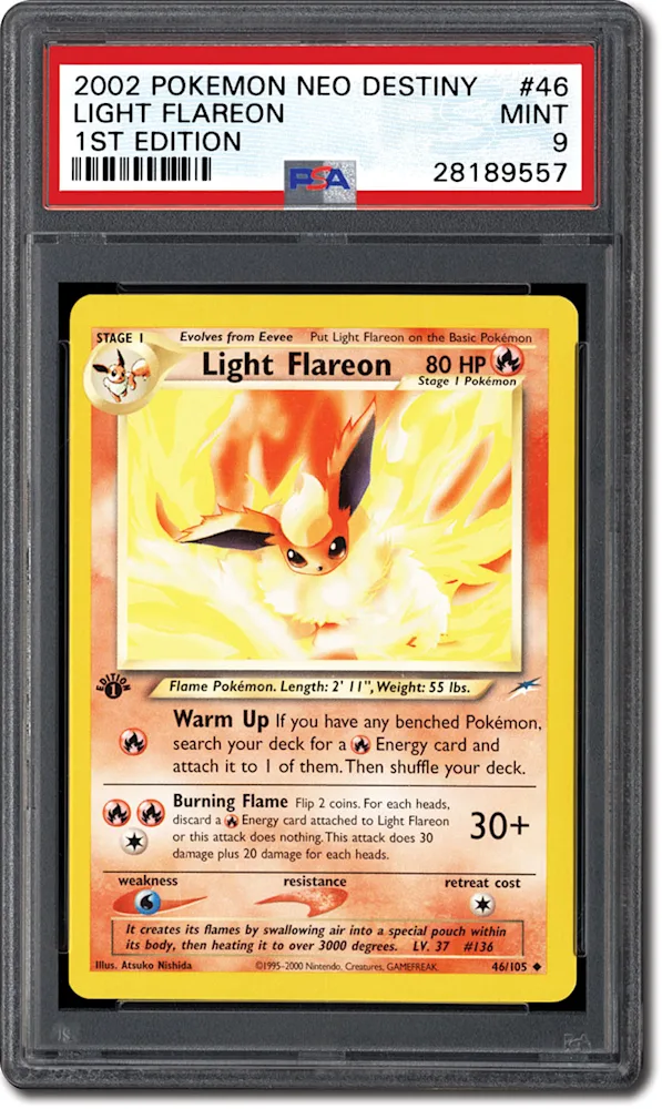 PSA Set Registry: Collecting the 2002 Pokmon Neo Destiny 1st Edition Set