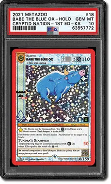 PSA Set Registry Recognizes Rising TCG Metazoo with New Set