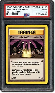 PSA Set Registry: Collecting the 2000 Pokémon Gym Heroes 1st