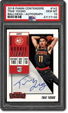 Trae Young RC Auto Cornerstones トレイ・ヤング Trae Young 2018 Cornerstones #12 Downtown /(SSP) Price Guide