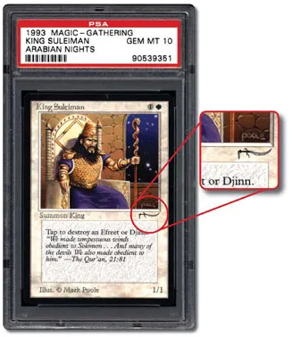 PSA Set Registry - The 1993 Magic: The Gathering Arabian Nights