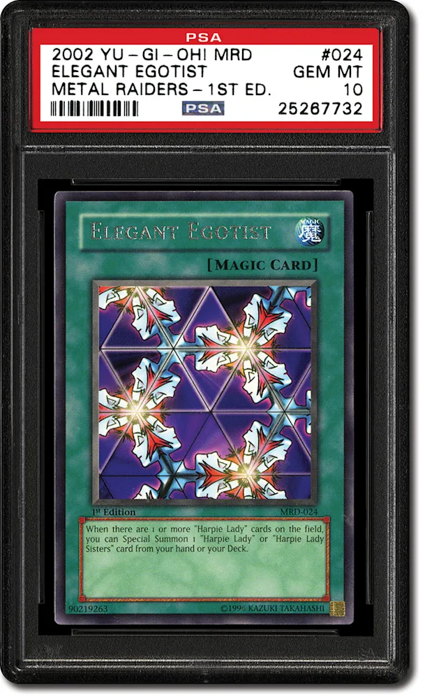 PSA Set Registry: Collecting the Classic 2002 Yu-Gi-Oh!: Metal Raiders  (MRD) Trading Card Game Set