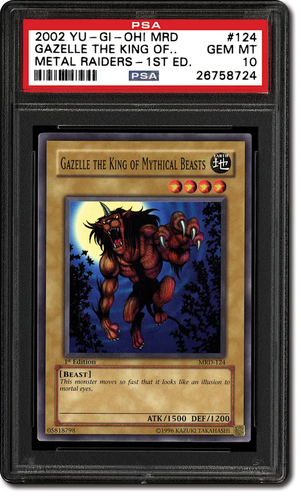 PSA Set Registry: Collecting the Classic 2002 Yu-Gi-Oh!: Metal Raiders  (MRD) Trading Card Game Set