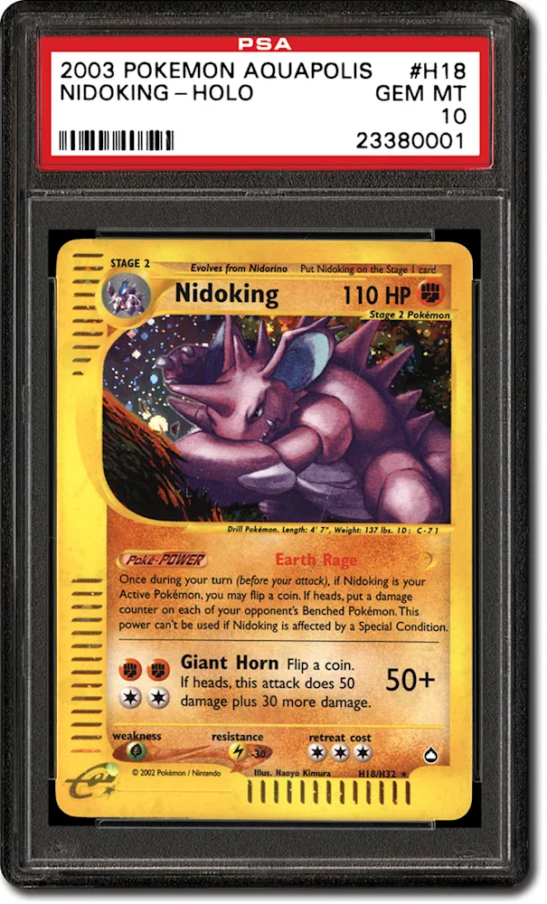 PSA Set Registry: Collecting the 2003 Pokémon Aquapolis Set - Its