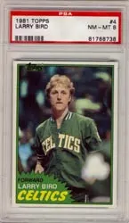Collecting Larry Legend - Bird's Basketball Cards