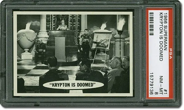 PSA Set Registry: The 1966 Topps Superman Trading Card Set, More