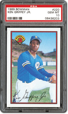 ken griffey jr. graded cards 1989 Upper Deck Star Rookie Card RC #1 PSA 8 (Cert #51820013) : Collectibles & Fine Art Ken Griffey Jr 1996 Pinnacle