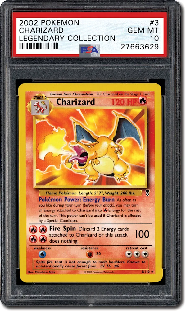 PSA Set Registry: Collecting the 2002 Pokémon Legendary Collection Set