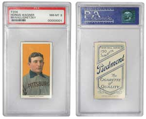 PSA Reports Record $2.35 Million Sale of NM-MT T206 Honus Wagner Card