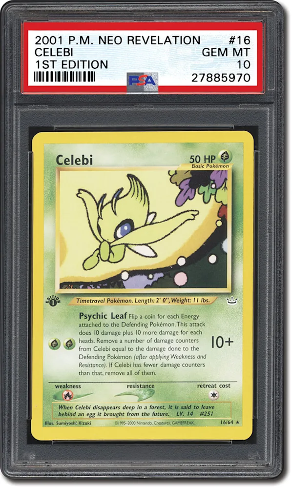 PSA Set Registry: Collecting the 2001 Pokmon Neo Revelation 1st Edition Set