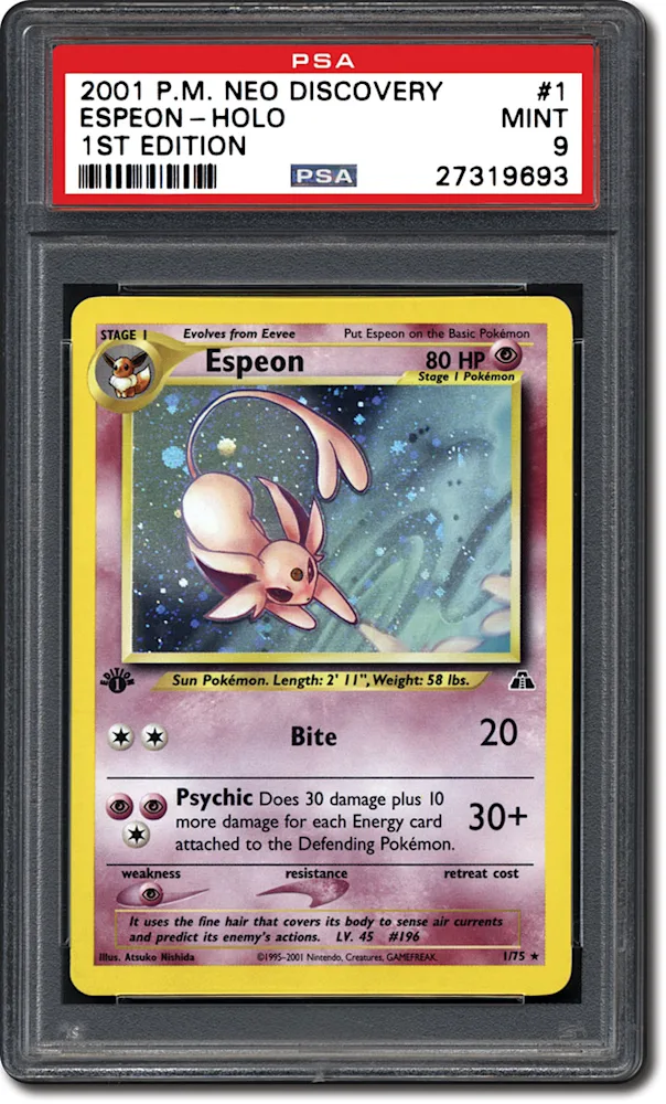 PSA Set Registry: Collecting the 2001 Pokmon Neo Discovery 1st Edition Set