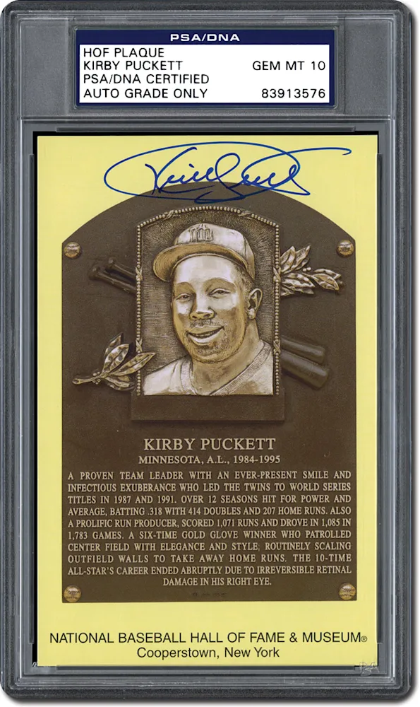 PSA/DNA Set Registry: Collecting 1964-Date Baseball Hall of Fame