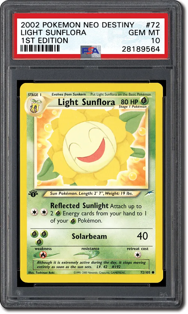 PSA Set Registry: Collecting the 2002 Pokémon Neo Destiny 1st
