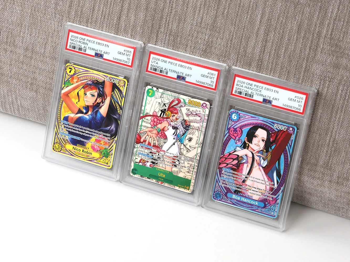 ONE PIECE EB03 PSA 10s