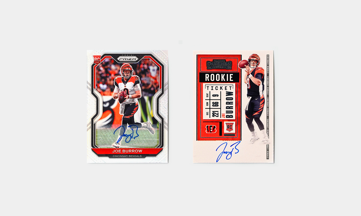 What's the difference between sticker and on-card autographs?
