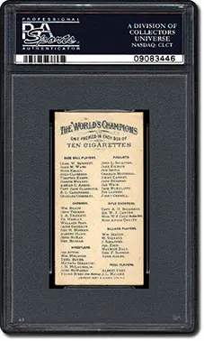 PSA Set Registry: Collecting the 1888 Allen & Ginter World's