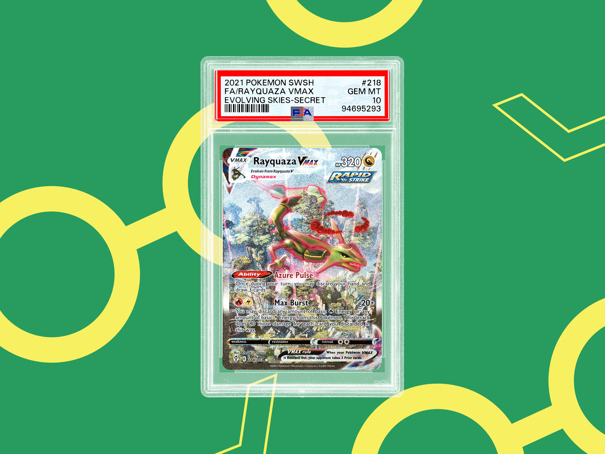 rare pokemon cards rayquaza Rayquaza EX 75/108 Ultra Rare Pokemon Card (XY Roaring Skies) — Titan Cards  Ltd main image 1