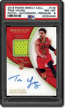 NBAカード TRAE YOUNG AUTO RC トレイ・ヤング サイン Autographed Trae Young NBA Trading Cards, Autographed Trading