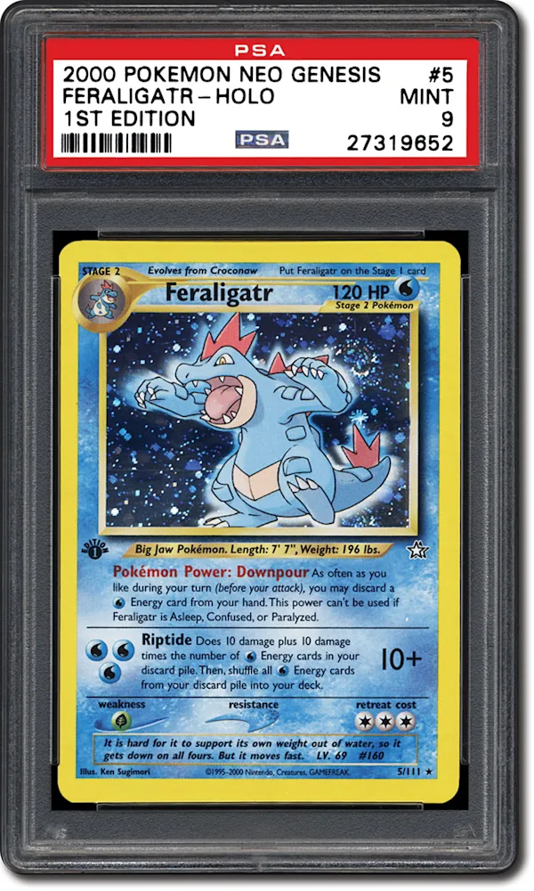 PSA Set Registry: Collecting the 2000 Pokmon Neo Genesis 1st Edition Set