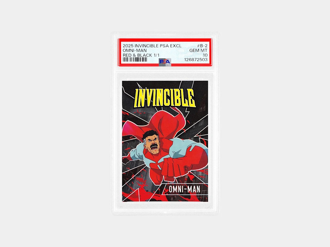 All-New, Exclusive PSA-Graded Invincible Trading Cards Coming to NYCC