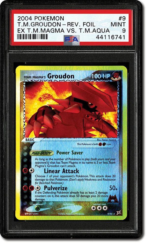 pokemon team magma vs team aqua booster box Team Magma's Groudon vs Team Aqua's Kyogre ex main image 1