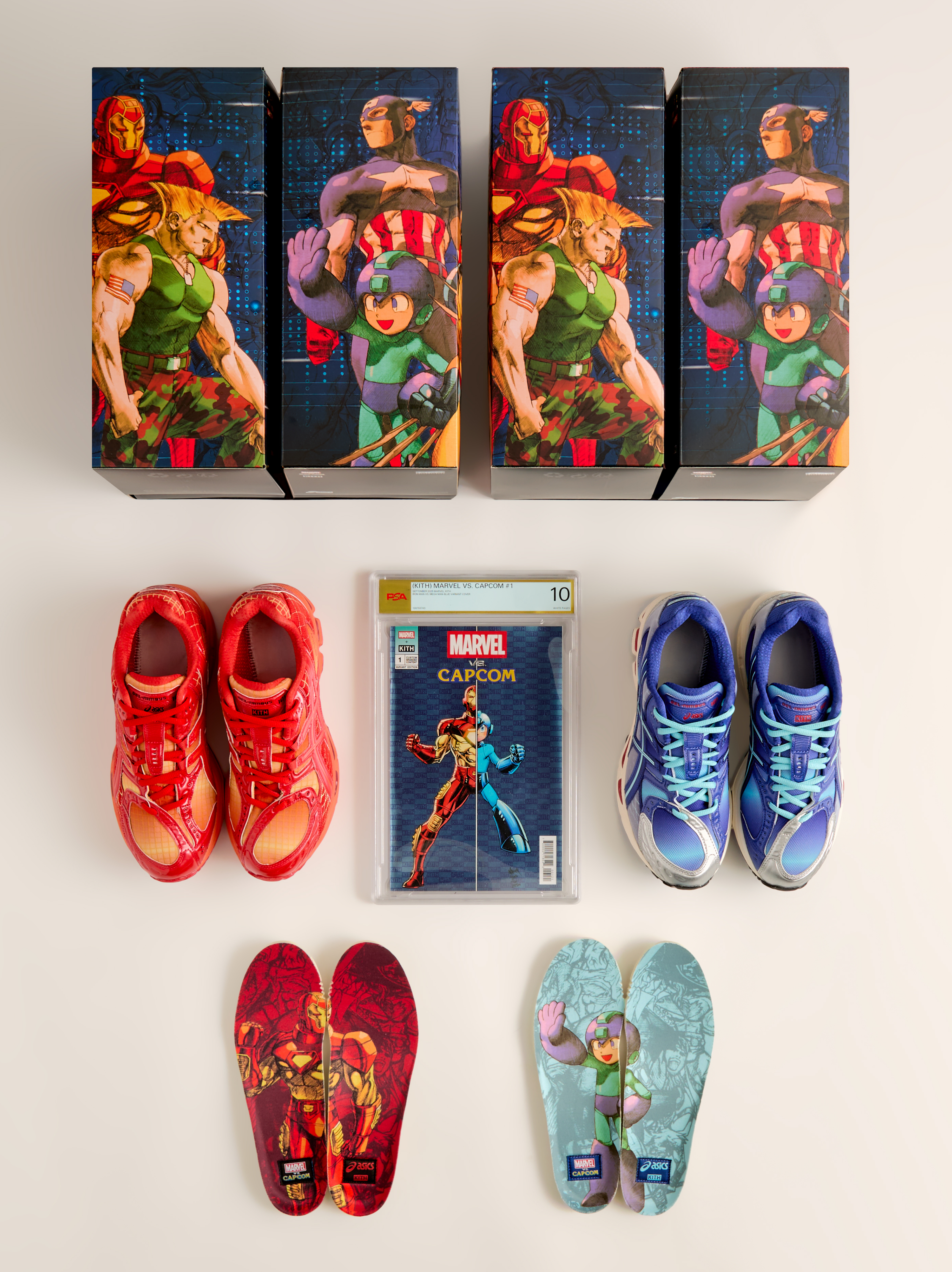 PSA, Kith, ASICS, Marvel, and Capcom Teaming Up