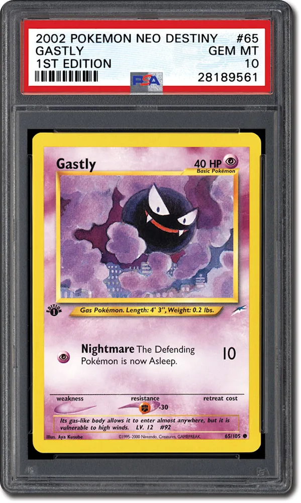 first edition gastly pokemon card | 1999 FOSSIL Certification #57709666 PSA Set Registry: Collecting the